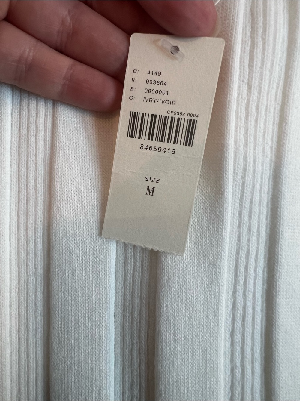 Anthropologie Daily Practice Flare Sweater Pants Ivory Medium NWT - Picture 9 of 12